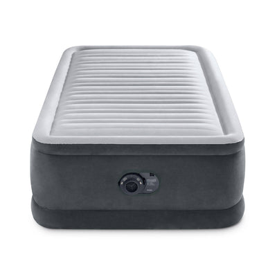 Intex Dura Beam Comfort Plus Airbed Mattress w/ Built-In Pump, Twin Size, 4 Pack - VMInnovations