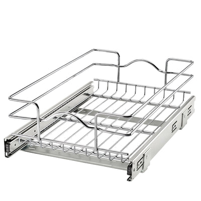 Rev-A-Shelf Kitchen Cabinet Pull Out Organizer, 12" x 18", 5WB1-1218CR-1, 4 Pack