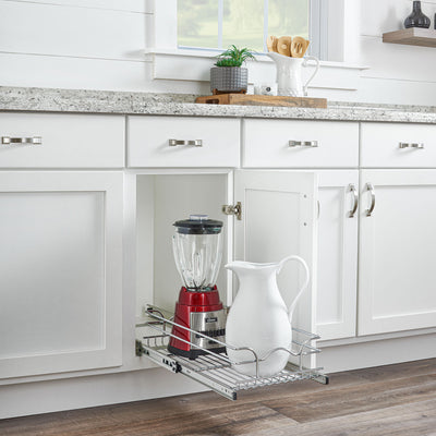 Rev-A-Shelf Kitchen Cabinet Pull Out Organizer, 12" x 18", 5WB1-1218CR-1, 4 Pack