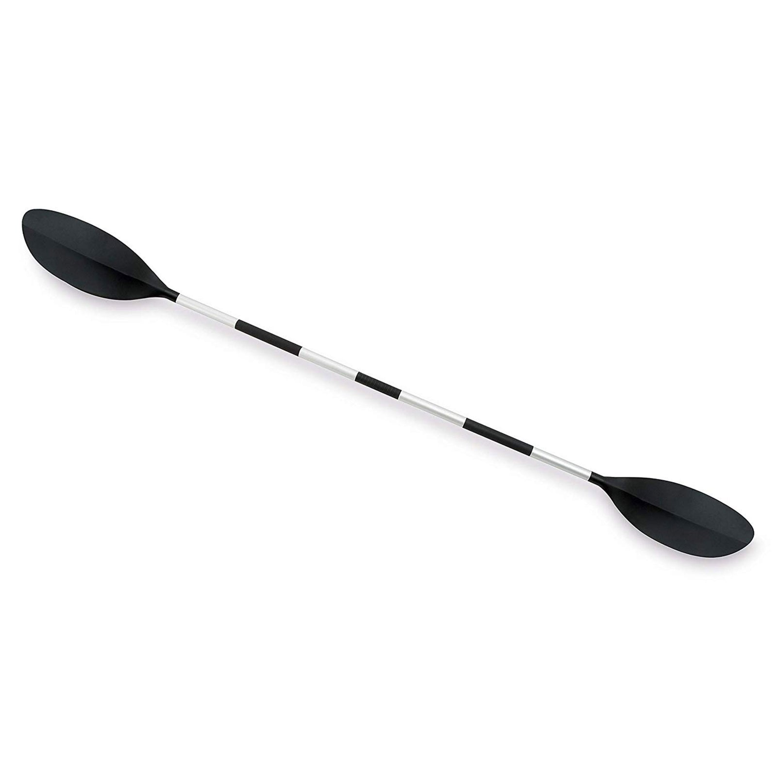 Intex 86" Lightweight Aluminum Double Oar Inflatable Kayak Paddle, Black, 6 Pack - VMInnovations