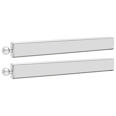 Rev-A-Shelf 14" Telescoping Closet Hanging Valet Rod, CVLSL-14-CR-1 (2 Pack)