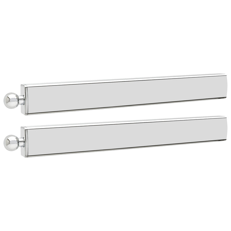 Rev-A-Shelf 14" Telescoping Closet Hanging Valet Rod, CVLSL-14-CR-1 (2 Pack)