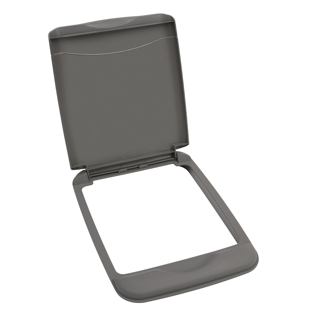Rev-A-Shelf 35 Qt Trash Can Replacement Lid, Gray, RV-35-LID-13-1-40 (2 Pack)