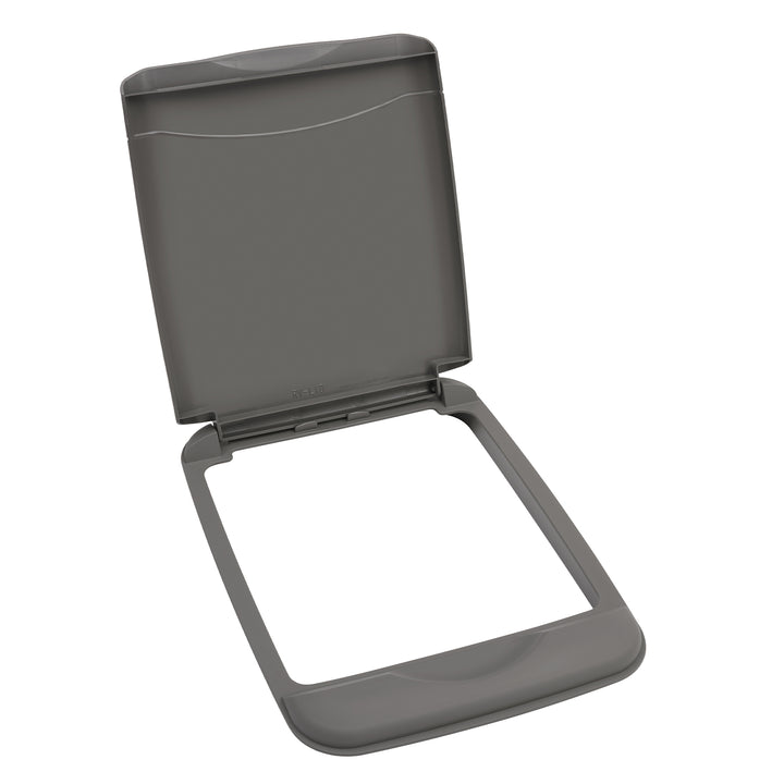 Rev-A-Shelf 35 Qt Trash Can Replacement Lid, Gray, RV-35-LID-13-1-40 (2 Pack)