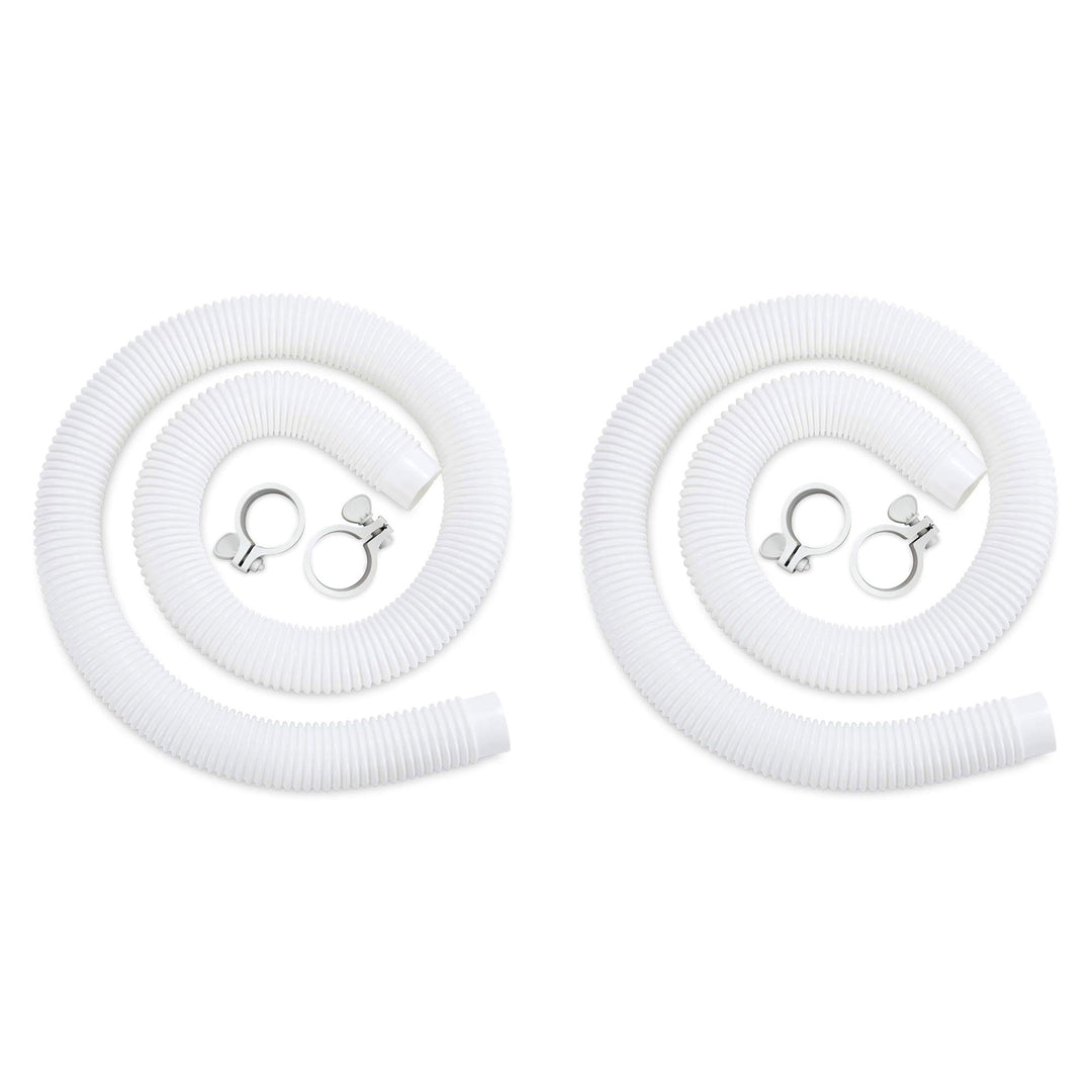 Funsicle 59"x1.5" Universal Replacement Hose Kit for Above Ground Pools (2 Pack)