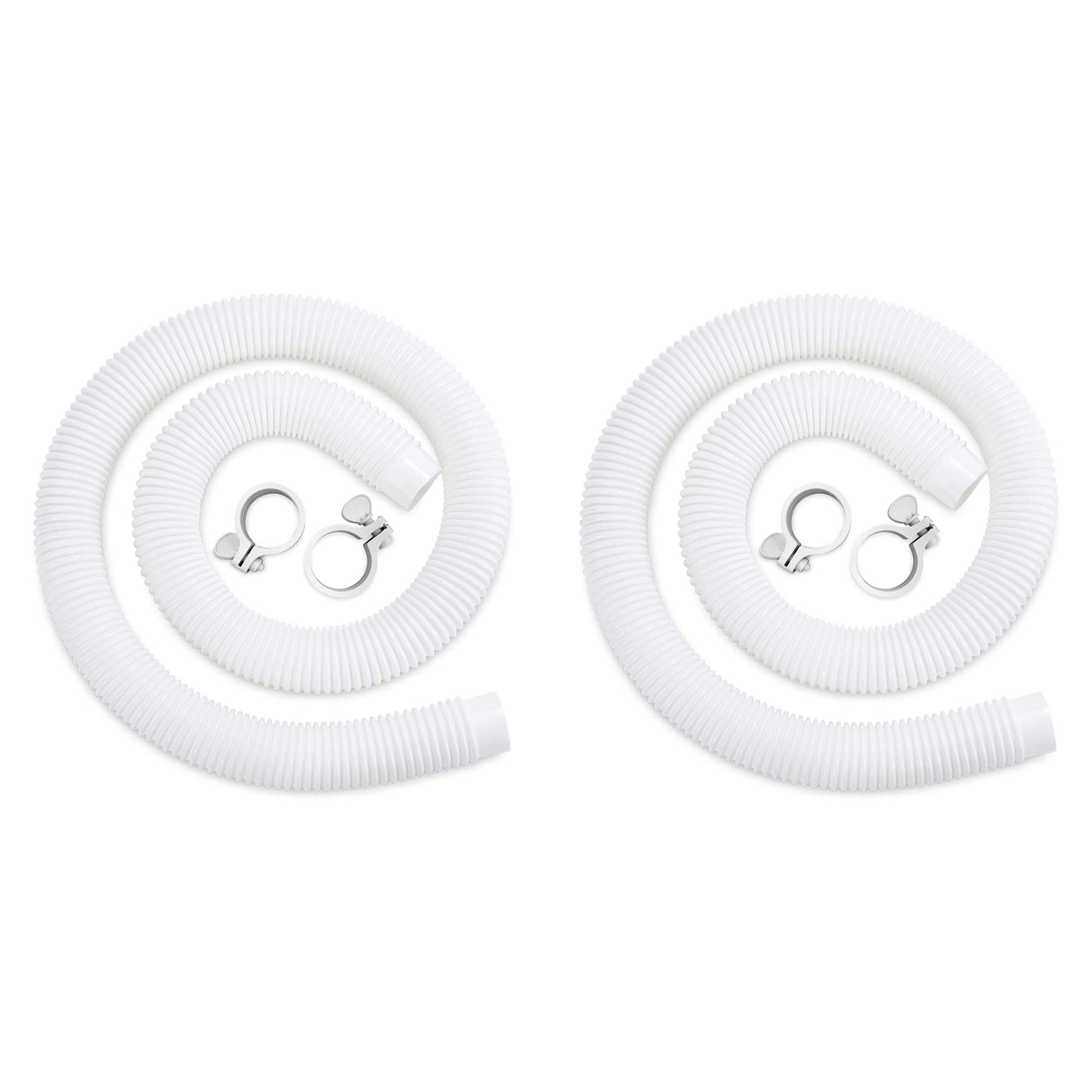 Funsicle 59"x1.5" Universal Replacement Hose Kit for Above Ground Pools (2 Pack) - VMInnovations