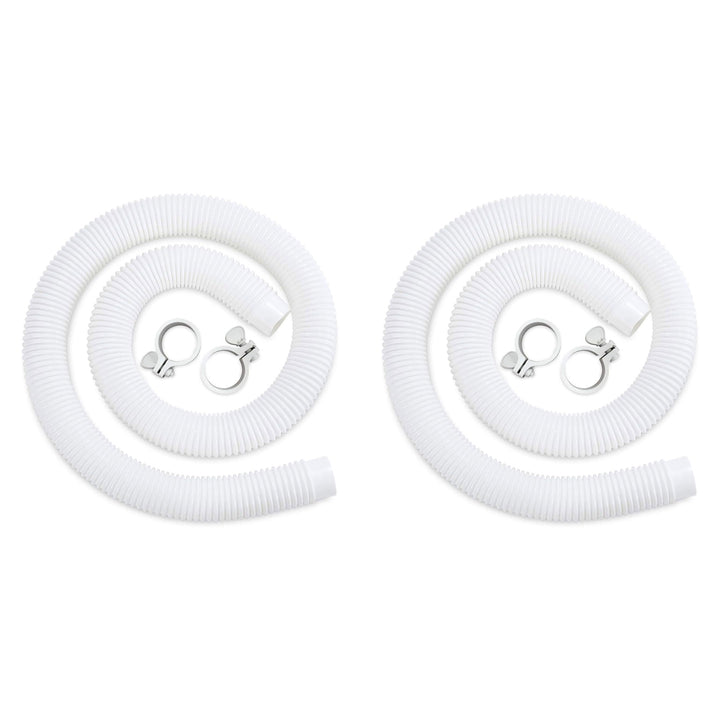 Funsicle 59"x1.5" Universal Replacement Hose Kit for Above Ground Pools (2 Pack)