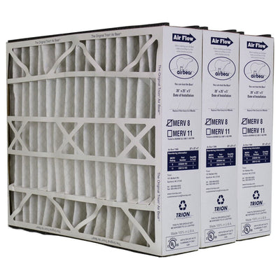 Trion 255649-102 Air Bear 20 x 25 x 5 Inch MERV 8 Air Purifier Filter (6 Pack)