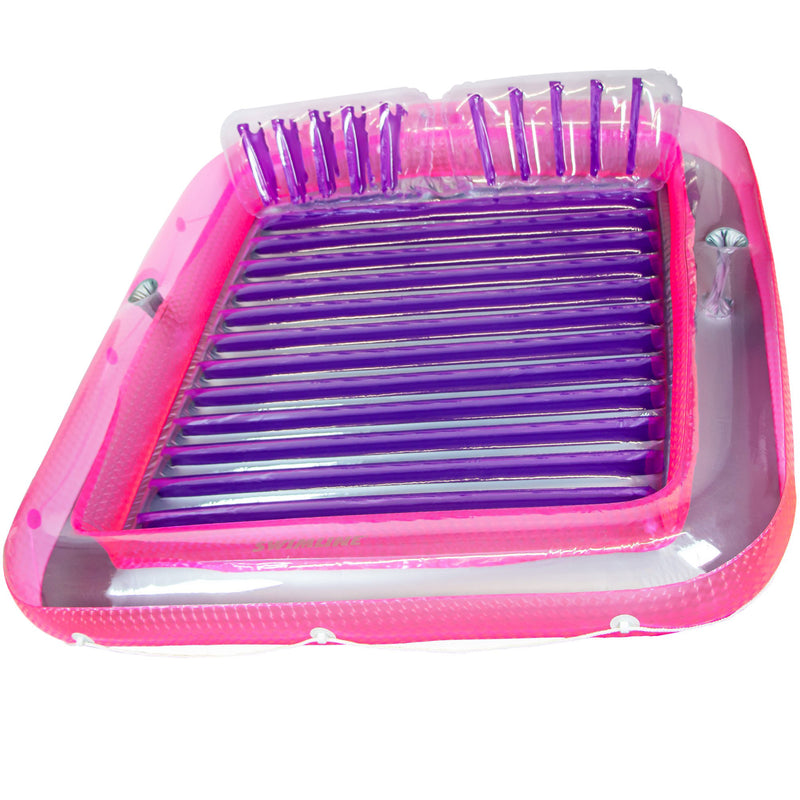 Swimline Original XL Suntan Tub Outdoor Water Float, Pink/Purple (Open Box)