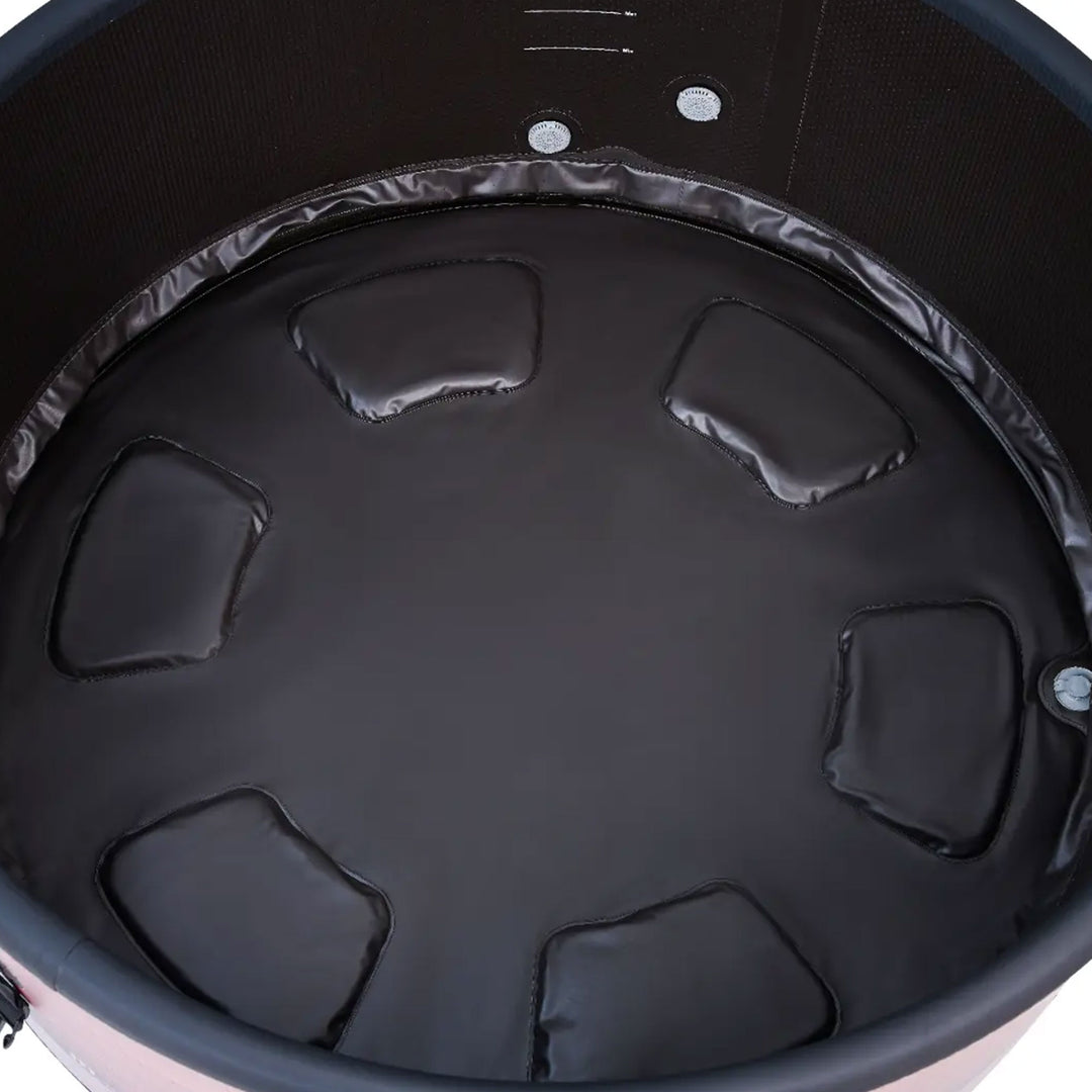 MSpa Duet 138 Jets 930L 6 Person Hot Tub Spa w/Control Box, Woodgrain (Used) - VMInnovations