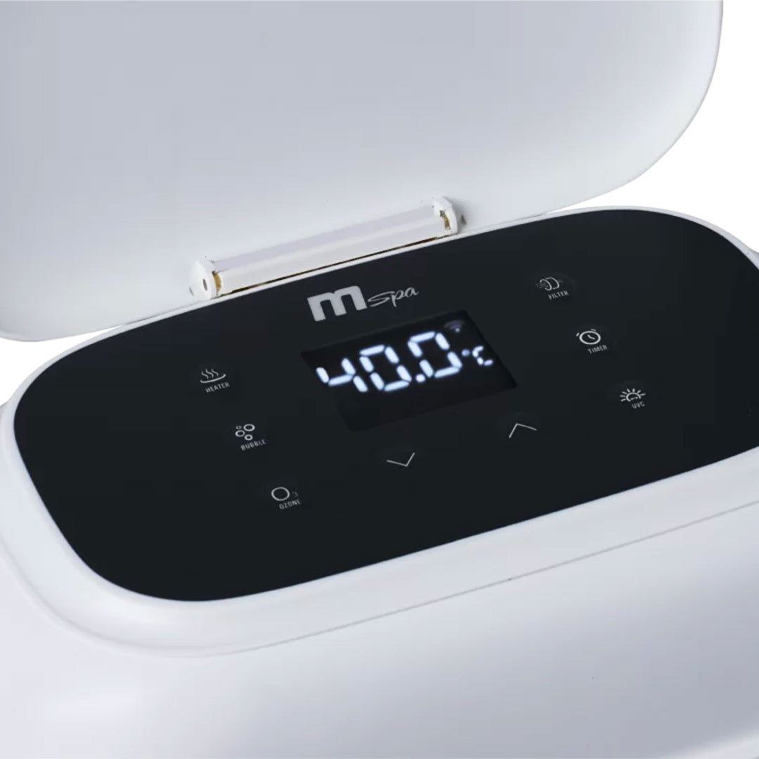 MSpa Round Inflatable Bubble Massage Spa, 4 to 6 Person Outdoor Hot Tub, Mono - VMInnovations