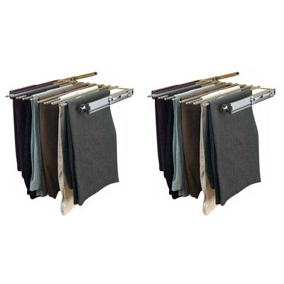 Rev-A-Shelf 30" Pull Out Wire Pant Rack for 16 Pairs, Chrome, PSC-3014CR, 2 Pack