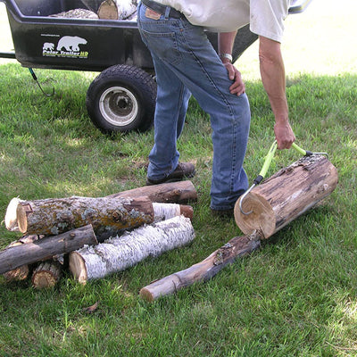 Timber Tuff 16" Timber Claw Comfort Grip Logging Wood Hand Tool, Green (2 Pack) - VMInnovations