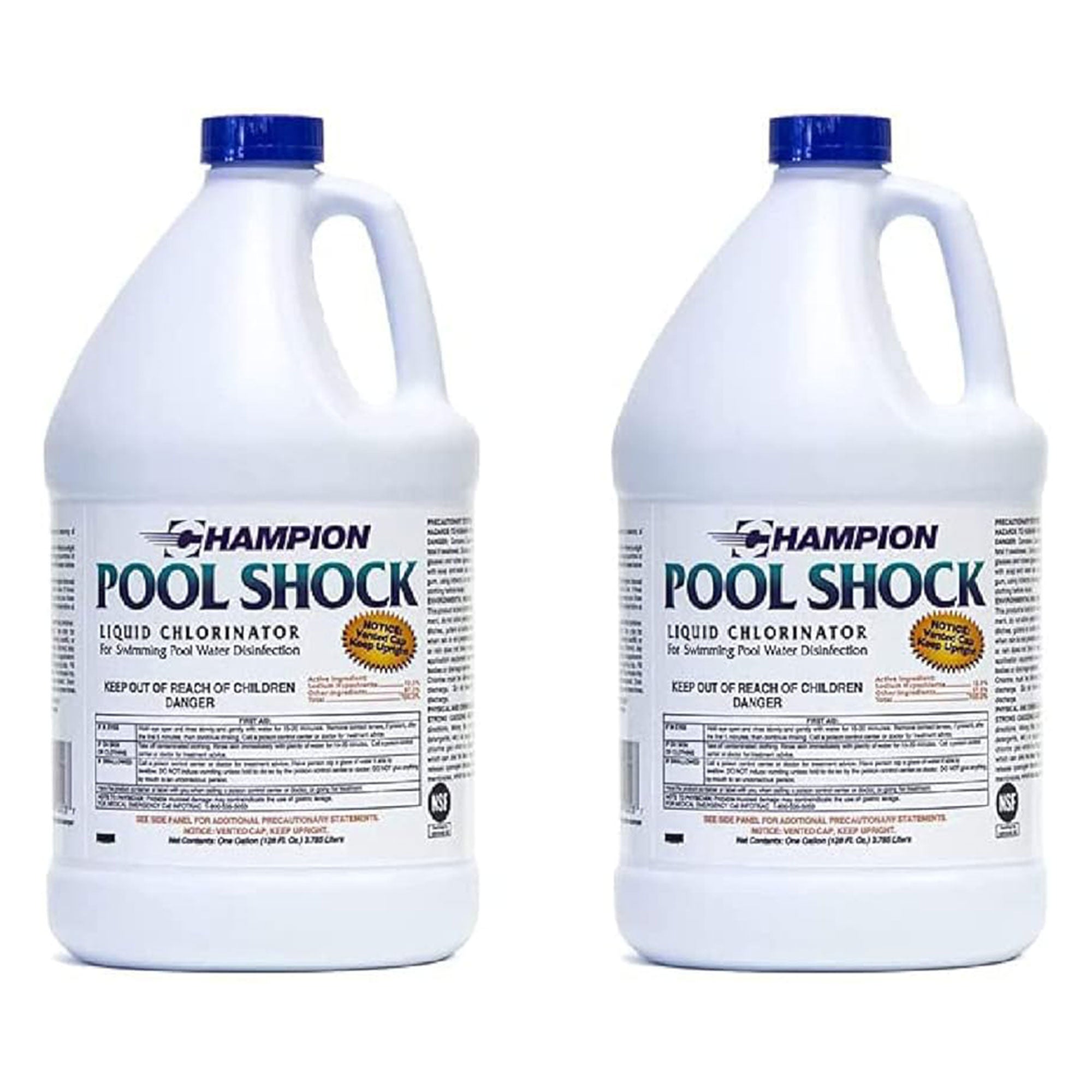 Champion Pool Shock Liquid Chlorinator for Pool Water Disinfection (4 Pack) - VMInnovations