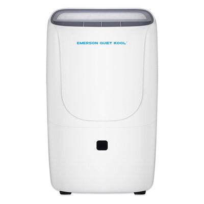 Emerson Quiet Kool 40 Pint Digital Display Dehumidifier with 3 Fan Speeds, White