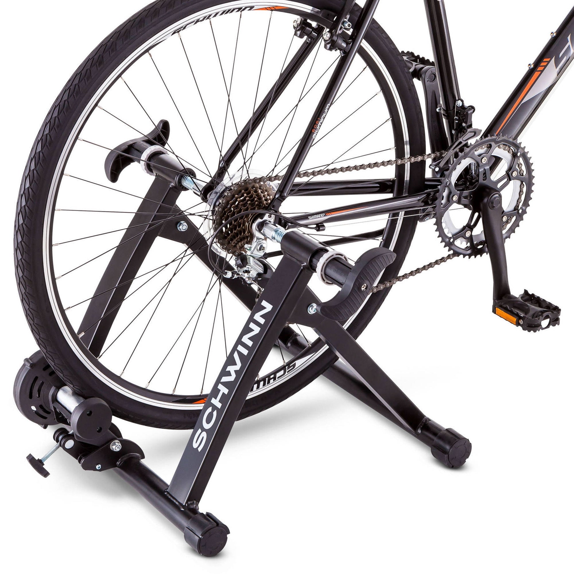 Schwinn Exercise Steel Bicycle Trainer w/Magnetic Resistance Mechanism(Open Box) - VMInnovations