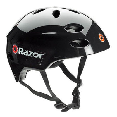 Globber NL Foldable 2-Wheel Kick Scooter with Razor V17 Kids Scooter Helmet