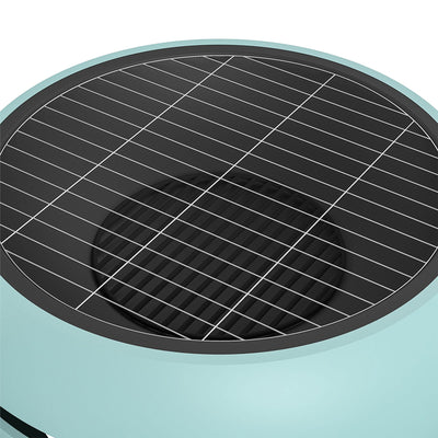 Novogratz 27" Wood Burning Fire Pit with Grilling Surface, Aqua Haze (Open Box) - VMInnovations