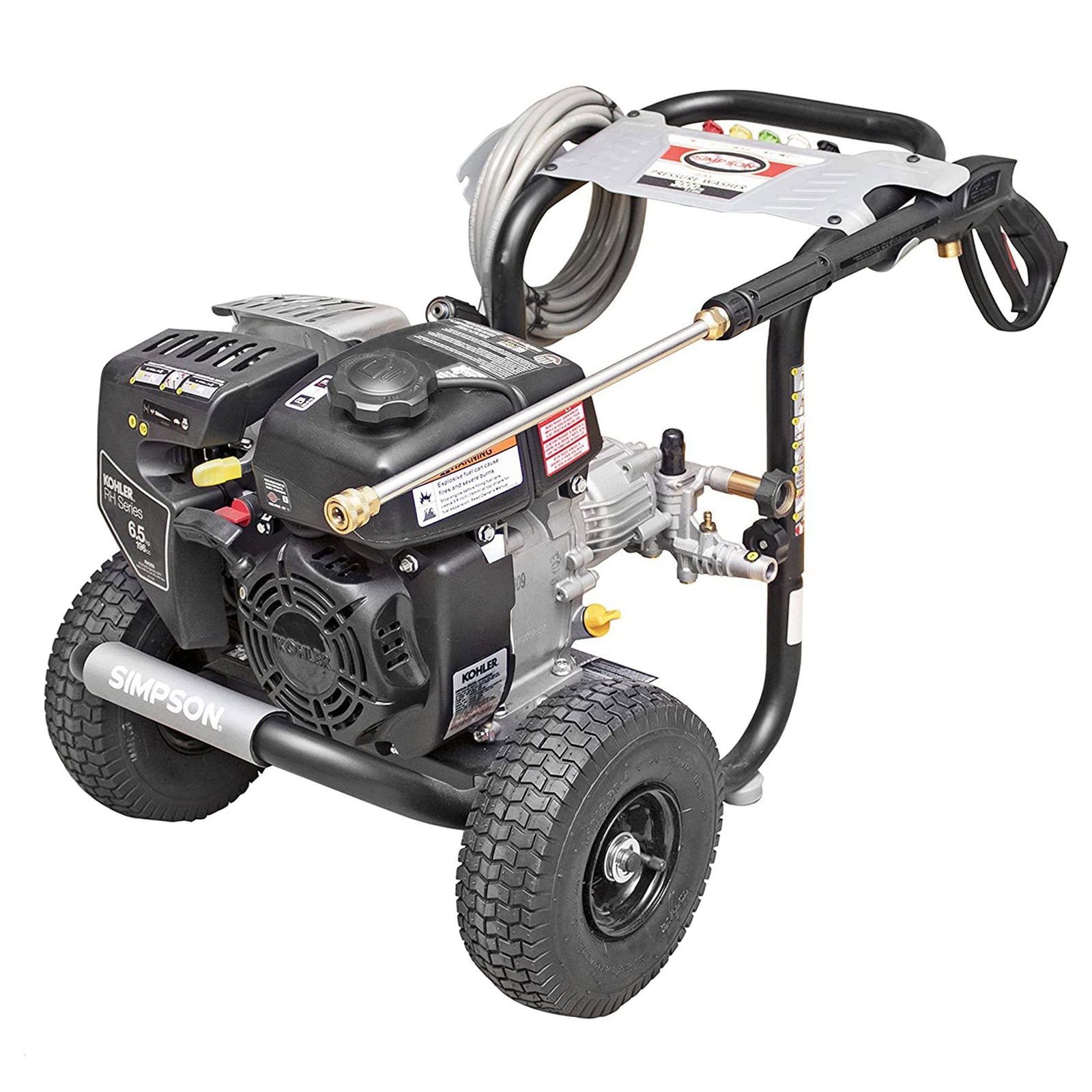 SIMPSON 3,100 PSI Gas Pressure Washer, Spray Gun & Wand, MS60763-S (Refurbished) - VMInnovations