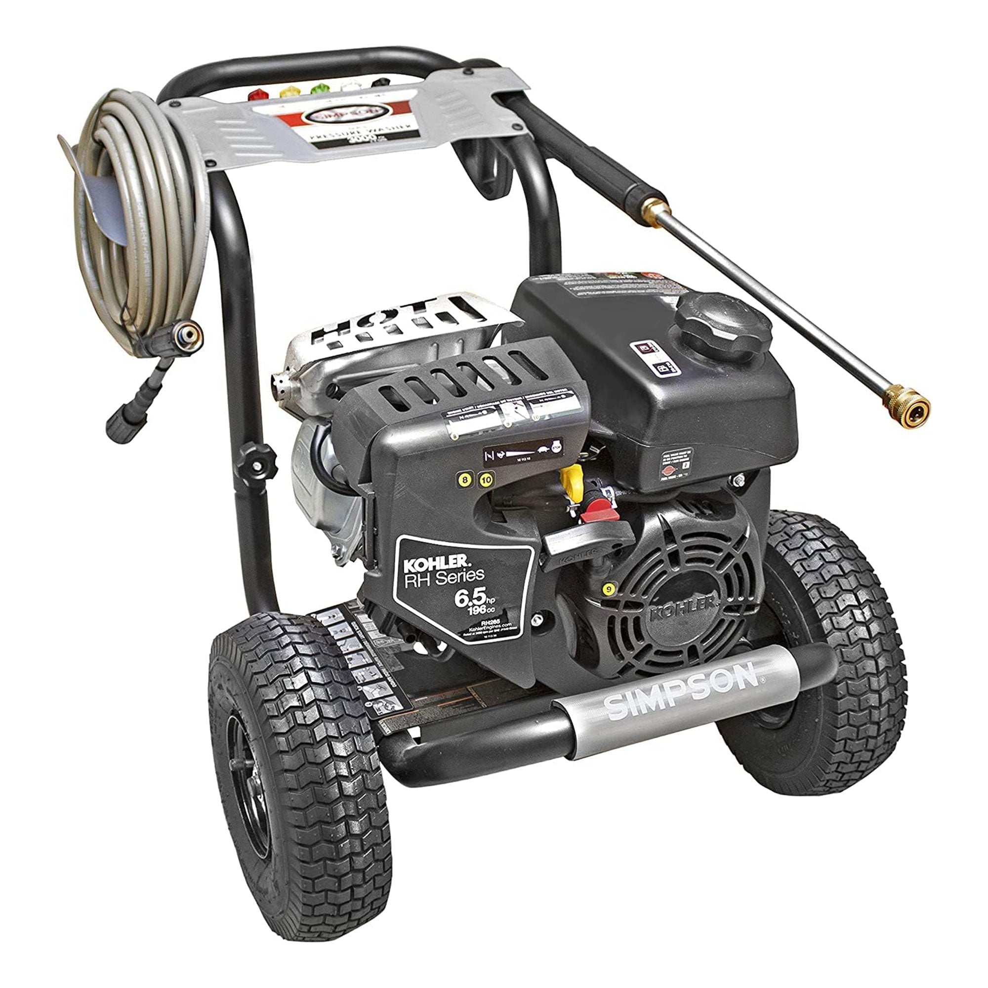 SIMPSON 3,100 PSI Gas Pressure Washer, Spray Gun & Wand, MS60763-S (Refurbished) - VMInnovations