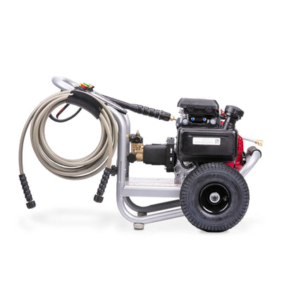 SIMPSON PowerShot Gas Pressure Washer with Engine and Steel Frame Design, Red - VMInnovations