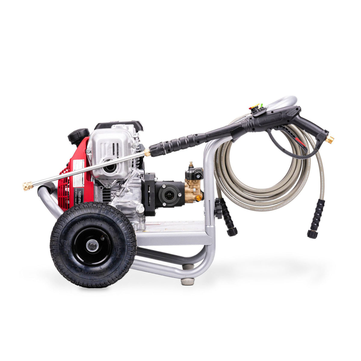 SIMPSON PowerShot Gas Pressure Washer with Engine and Steel Frame Design, Red - VMInnovations