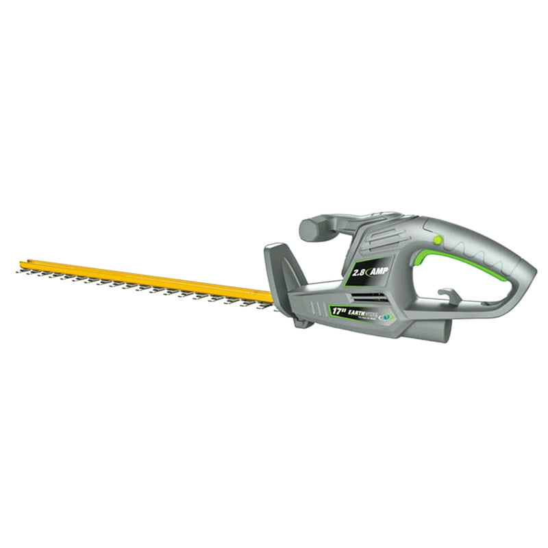 Earthwise 17 Inch Corded Electric Plug-In Hedge Trimmer with 2.8 Amp Motor, Gray