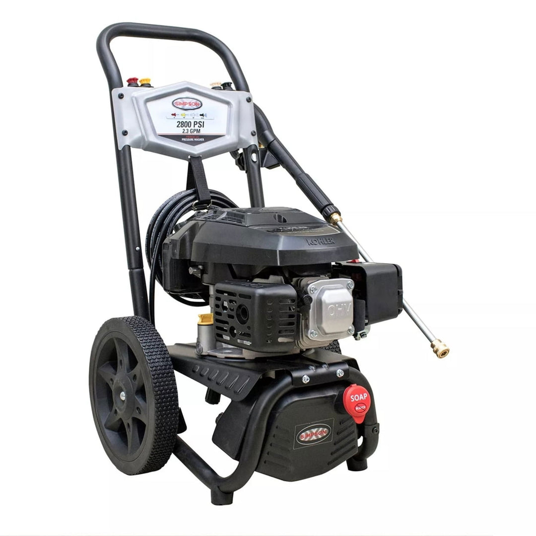 SIMPSON Gas Pressure Washer Engine and Steel Frame, Black (Refurbished) (Used) - VMInnovations