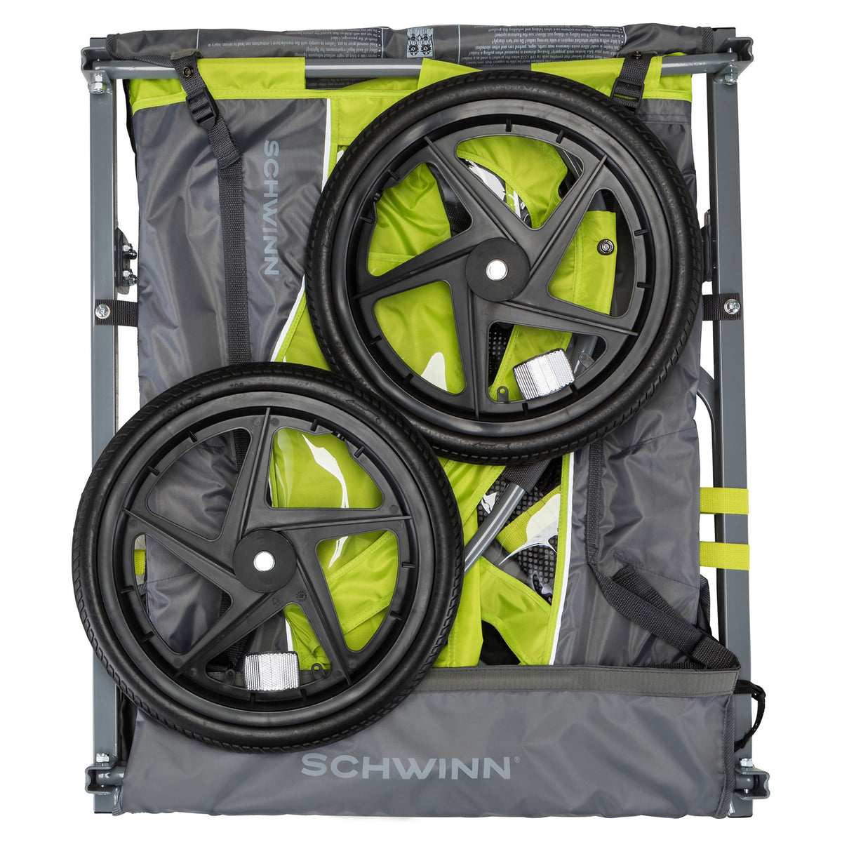 Schwinn Gemini Toddler Unisex Trailer with Stroller Kit & Aluminum Frame Design - VMInnovations