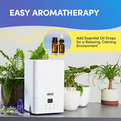 Veva Cool Mist Water Vaporizer Essential Oil Humidifiers (Used) - VMInnovations
