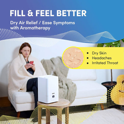 Veva Cool Mist Water Vaporizer Essential Oil Humidifiers (Used) - VMInnovations