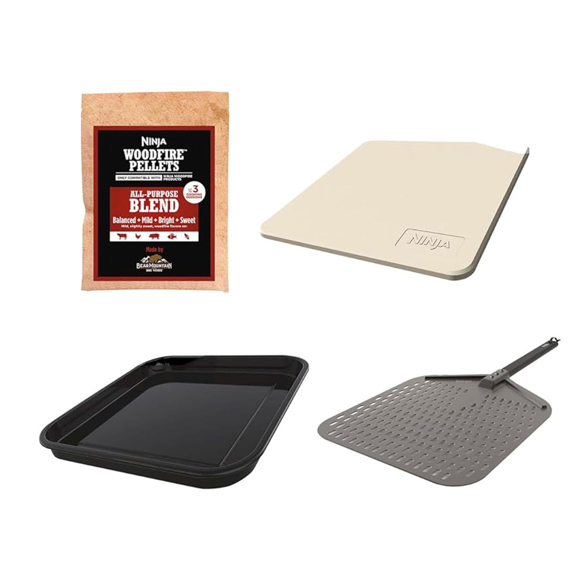 Ninja 8-in-1 Electric Programmable Metal Woodfire Pizza Oven, Grey (Used) - VMInnovations