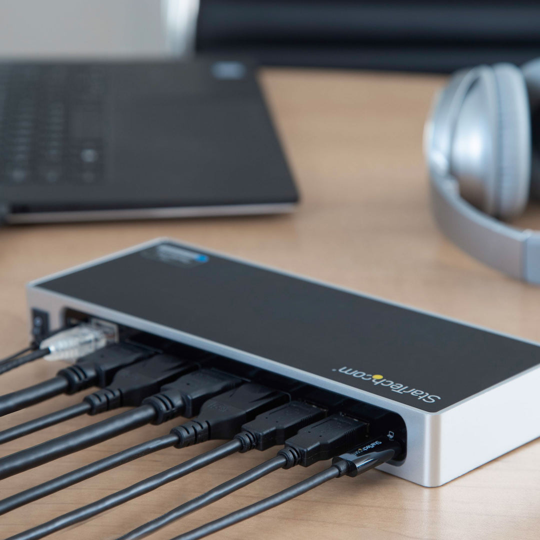 StarTech.com DK30A2DH Dual Monitor USB-C & USB-A Hybrid Dock Station (Open Box) - VMInnovations