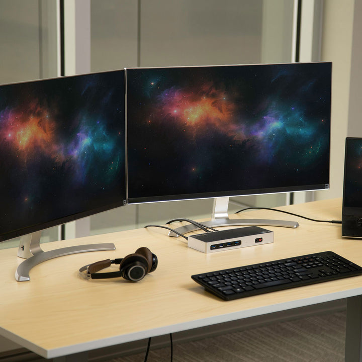 StarTech.com DK30A2DH Dual Monitor USB-C & USB-A Hybrid Dock Station (Open Box) - VMInnovations