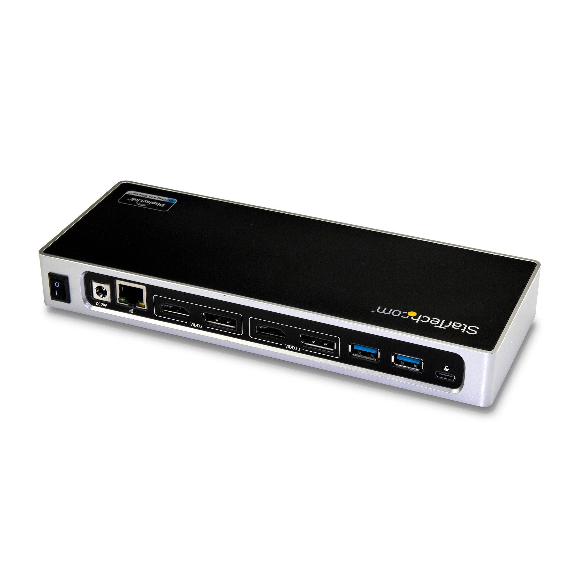 StarTech.com DK30A2DH USB-C & USB-A Hybrid Dock, No Power Supply (For Parts) - VMInnovations
