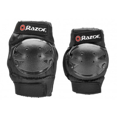 Razor Youth Multi-Sport Elbow & Knee Pad Safety Set - Black | 96771 (Open Box)