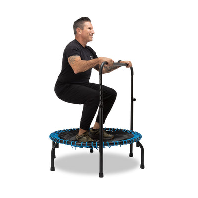 JumpSport 350 Series 39" Trampoline & Handle Bar, Teal (Open Box)