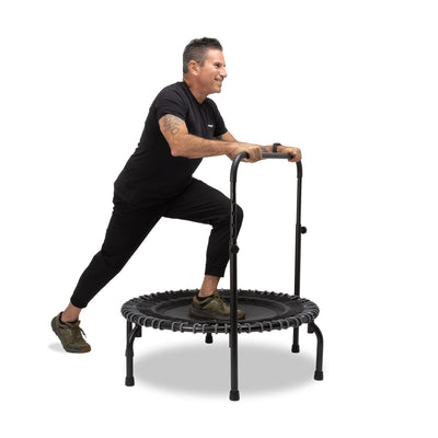 JumpSport 350 Series 39" Trampoline & Handle Bar w/Adjustable Bungees (Open Box)