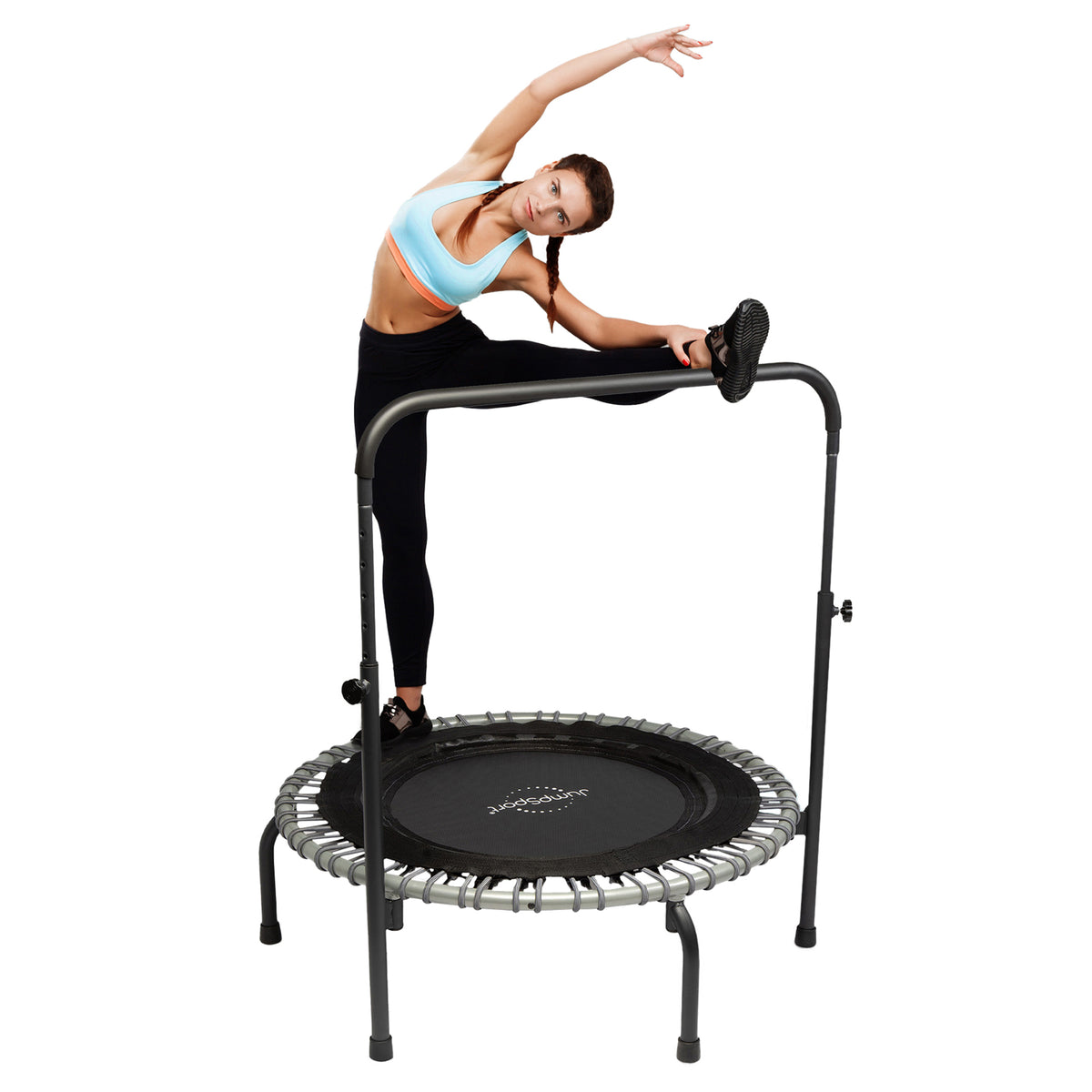 JumpSport 350 Series 39" Trampoline & Handle Bar w/Adjustable Bungees (Open Box)