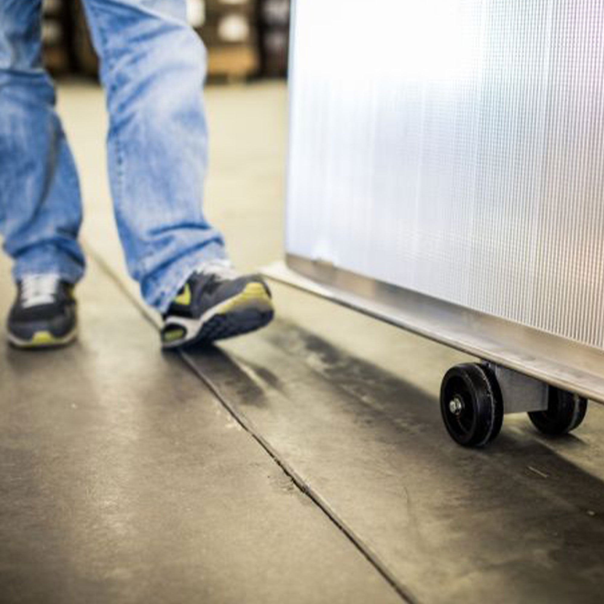 EZ-ACCESS TRAVERSE 14 Ft Walking Ramp Aluminum Non Slip Textured Surface, Silver - VMInnovations