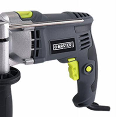 Master Mechanic 7.5 Amp 0.5 Inch Hammer Drill w/ Soft Grip Handle & Metal Gauge - VMInnovations