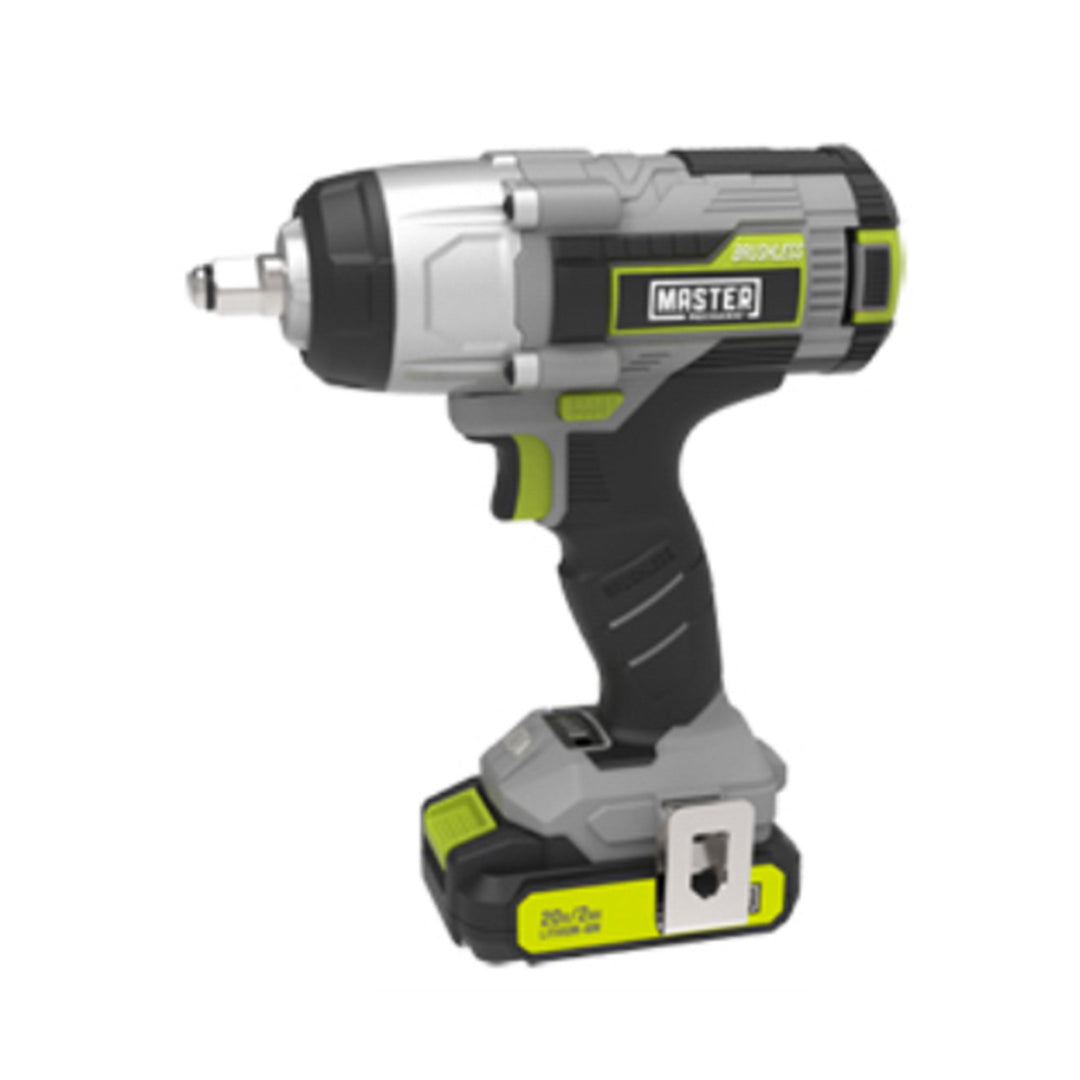 Master Mechanic 20 Volt Cordless Wrench Kit w/Brushless Motor, Grey (Open Box) - VMInnovations