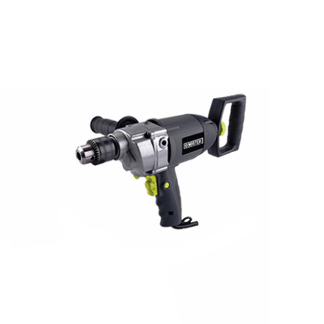 Master Mechanic 8.75 Amp Motor 0.5” Mixer Drill w/ Rear & Side Soft Grip Handles