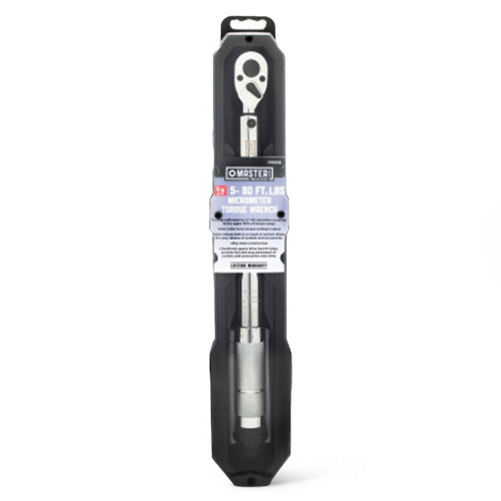 Master Mechanic 3/8" Drive High Accuracy Micrometer Torque Wrench (Open Box)