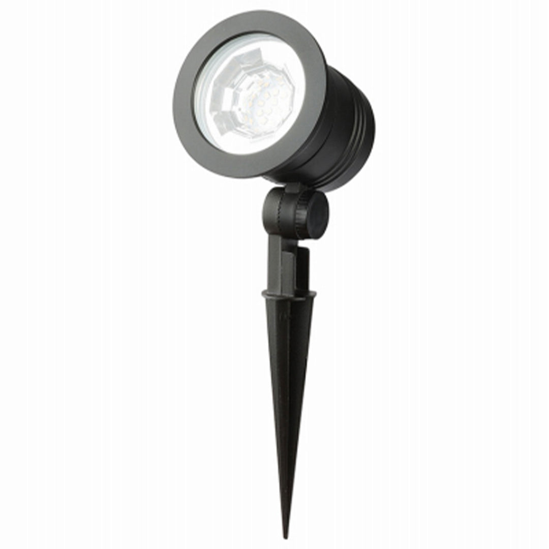 Fusion LED Spotlight Metal Outdoor Light w/ 1000 Lumens, Black (Used)