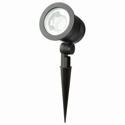 Fusion LED Spotlight Metal Outdoor Light w/ 1000 Lumens, Black (Used) - VMInnovations