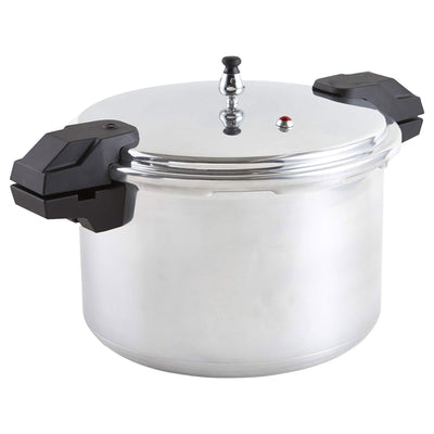 Mirro 16-Quart Aluminum Pressure Cooker and Canner Cookware, Silver (Open Box)