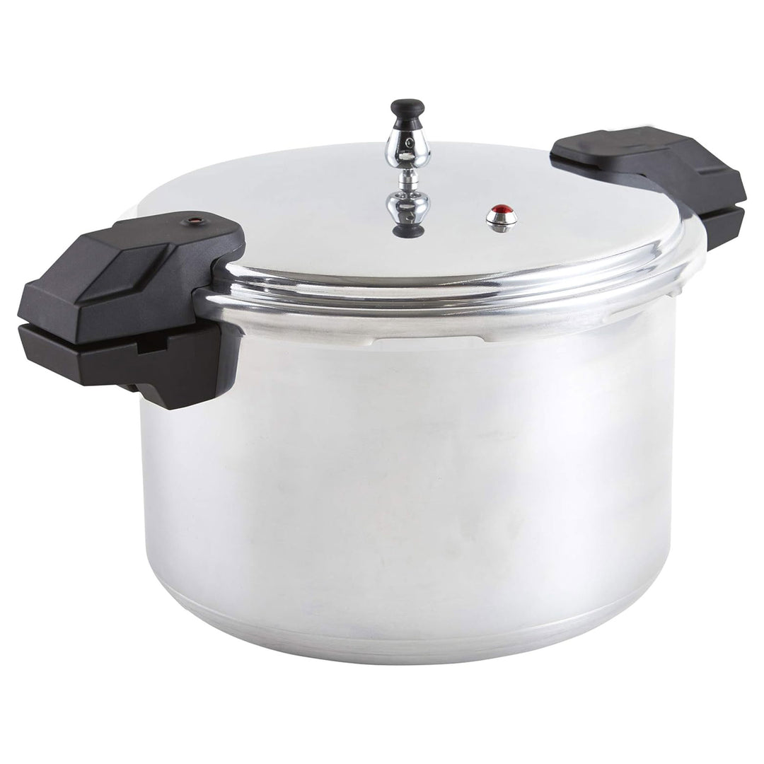 Mirro 16-Quart Aluminum Pressure Cooker and Canner Cookware, Silver (Open Box)