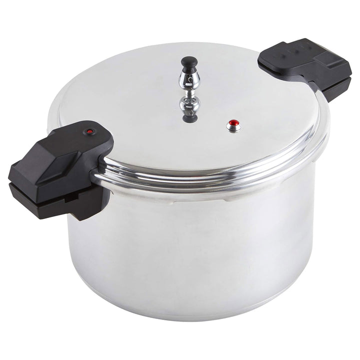 Mirro 16-Quart Polished Aluminum Pressure Cooker and Canner Cookware, Silver
