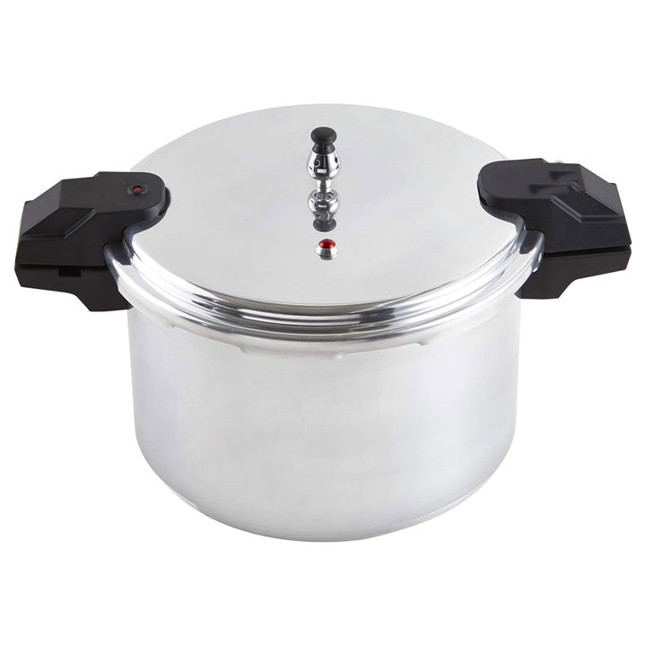 Mirro 16-Quart Polished Aluminum Pressure Cooker and Canner Cookware, Silver